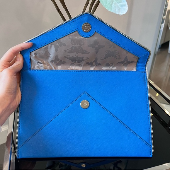 Rebecca Minkoff Blue Envelope Clutch - Picture 4 of 9